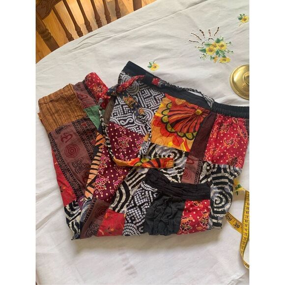 Unisex Hippie Patchwork Pants - Picture 10 of 11